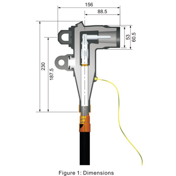 24KV 250A Loadbreak-elleboogconnector